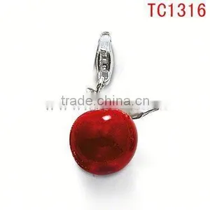 TC1316 Hot-selling Pendant&charm Bright Apple Shape Women's Trendy Popular Pendant thumbnail-1