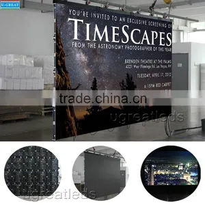 Trade Assurance High Refresh Outdoor Die-casting Aluminum P3.91 Rental LED Display thumbnail-1