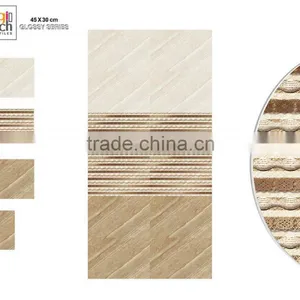 Ceramic Wall Tiles Luster Brown Print Series132 thumbnail-2