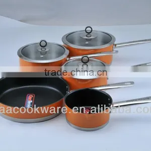 Transparent High-temperature Painting Stainless Steel Kitchenware Sets thumbnail-1