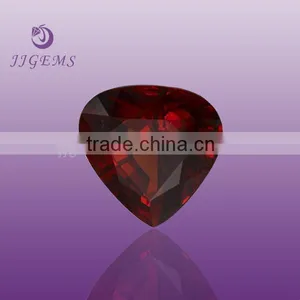 Top Quality Red Heart Shape Synthetic Ruby on Sale thumbnail-1
