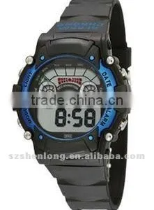 Mixed Color Wholesale Silicone Sports Young Style Wristwatch thumbnail-1