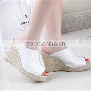 Sexy Summer Fashion Wedge High Heel Sandals With Hole Durable Shoes Women 2016 thumbnail-1