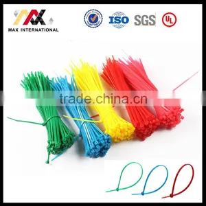 Factory Direct Sale 4*150mm Color Self-Locking Plastic Nylon 66 Cable Tie thumbnail-1