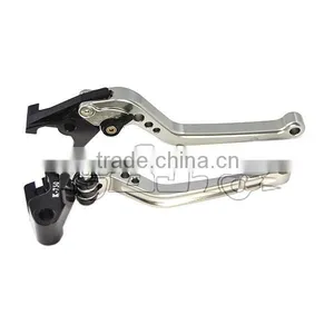BJ-LS-003 Gray Cnc Adjustable Motorcycle Brake Lever for GSXR1000 GSXR600 thumbnail-4