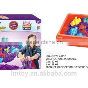 Magic 500g Beach Tower Space Motion Sand With 5 Mold and 1 Table thumbnail-1