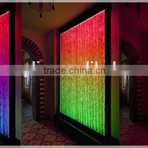 Home Decorative Acrylic LED Water Bubble Wall, Red Bubbling Water Fountain thumbnail-5