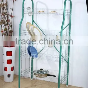4 Tiers Metal Dish Rack,sundries Rack,dish Holder (BJ-DR004(L)) thumbnail-3