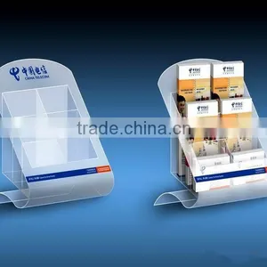 2015 Fancy Clear 3 Tier Office Card Holder Made in China thumbnail-1