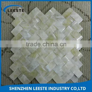 Triple Inspection System Guarantees Good Quality Honey Onyx China Mosaic Tiles thumbnail-3