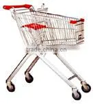 Convenient Japanese Style Shopping Trolley Chrome With Wheel thumbnail-1