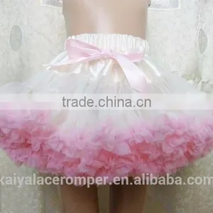 Wholesale Baby Petti Ruffled Pink Yellow Skirt for Baby Kids Baby Girl Chiffon Dress thumbnail-4