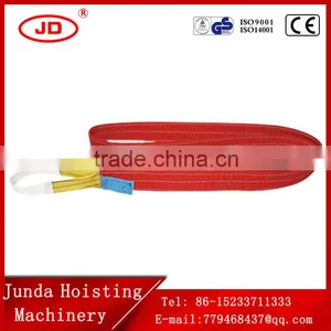 50mm 2000KG Polyester Flat Webbing Sling/Lifting Sling Belt for Steel Pipe thumbnail-1