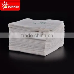 100% Biodegradable Large Printed Paper Napkin, White Napkins thumbnail-3
