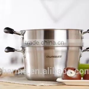 2016 New Arrival Japanese Steamer Pot&800W Stainless Steel Food Steamer& Pure Colour Food Cookware Quality Choice thumbnail-3