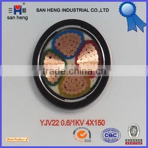 600/1000 PVC Insulated Sheathed, Stell Tape Armoured LV Underground Steel Wire Armored Swa Power Cable thumbnail-6
