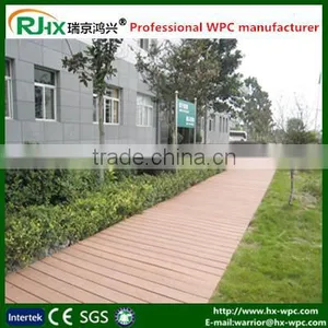 Top Quality Grey Wood Plastic Composite Decking for Interlocking Wood Flooring thumbnail-2