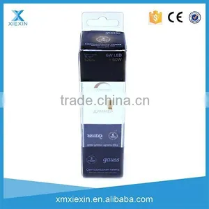 Customized 6W LED Light Bulb Clear Plastic Box With Inner Tray thumbnail-1