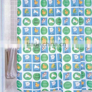 Factory Wholesale Fabric Woven 100%polyester Shower Bamboo Curtain thumbnail-6