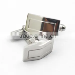 Factory Bulk Sale 316L Stainless Steel Top Quality Cufflink Clasps Cufflink Base thumbnail-1