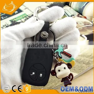 Hot Sale Promotion Gift Wholesale Eco-friendly Silicone Car Key Shell For Toyota Key Case Cover thumbnail-5