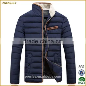High Quality Winter Weatherproof Men's Puffer Jacket Neck With Fleece thumbnail-5