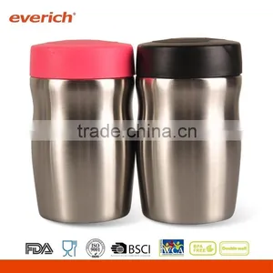 Double Wall Stainless Steel 350ml 500ml Vacuum Food Container thumbnail-1