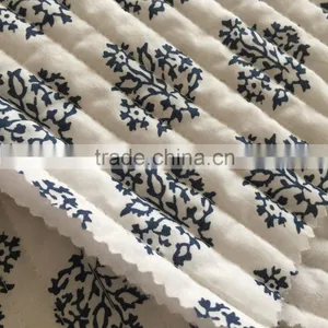 Quilted Fabric, Printed Embroidered Stripe Quilting Fabric,printed Quilted Coat Fabric thumbnail-3