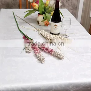 NEW DESIGN Jacquard Table Cover /white Table Cloth /table Cloth Wedding thumbnail-1