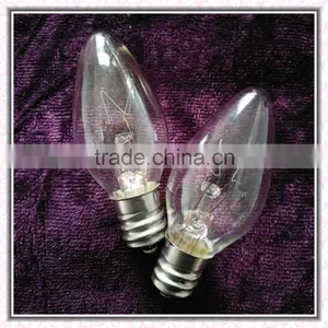 Wholesale Corative Lamp C7 E12 5W Mini Candle Incandescent Bulb 110-120V thumbnail-2