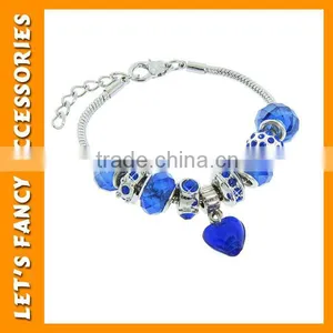 NEW Jewelry Fashion Infinity Charm Bracelet Silver Lots Beads Style PGBR-0011 thumbnail-1