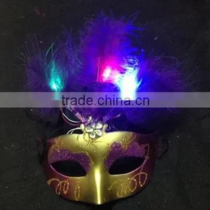 Cosplay Light up Mask Terrrible Ghost 3d Embossed Led Light Mask Light up Mask thumbnail-1
