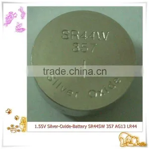 357 SR44 1.55 Volt Silver Oxide Watch Battery SR44W Battery thumbnail-1