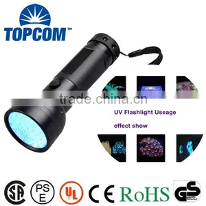 Dry Battery Power Source 51 LED UV Handheld Flashlight With 3 AA Batteries thumbnail-1
