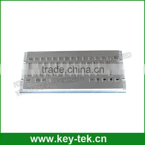 IP65 Compact Format Mini Metal Keyboard With 0.45mm Short Stroke thumbnail-1