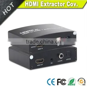 Premium Quality 1080P HDMI To HDMI + Audio (SPDIF + RCA Stereo) Audio Extractor Converter thumbnail-1