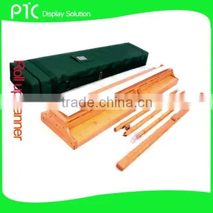 Luxury Base Bamboo Roll up Display thumbnail-1