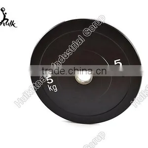 Black 5kg Bumper Plate for Strength Training&power Lifting thumbnail-1