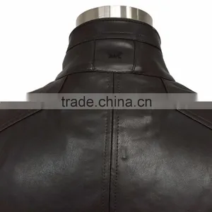 Mens Spring and Autumn Leather Jacket 2016 thumbnail-6