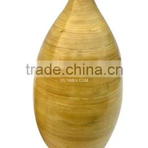 Coiled Bamboo Flower Vase, Natural Bamboo, Hight Quanlity, Cheap Price thumbnail-1
