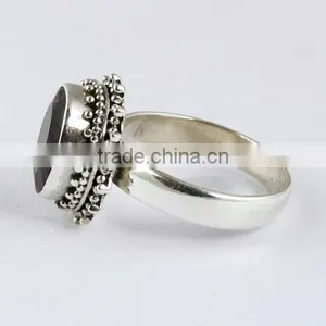 Simple Design !! Purple Amethyst 925 Sterling Silver Ring, Handmade Silver Jewelry, Silver Jewelry Exporter thumbnail-4