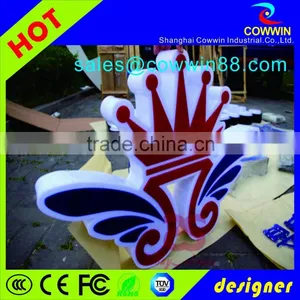 Outdoor/Indoor Outdoor Waterproof Acrylic Led Letter Box Sign Cheap Price thumbnail-1