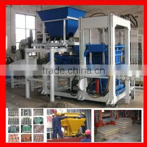 Onstruction Building Block Machine Cement Brick Making Machine QT6-15 for Sale thumbnail-1