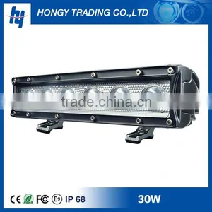 5W Single Row 30w Led Light Bar Cre e Best Quality Spot Flood Driving Light Bars thumbnail-1