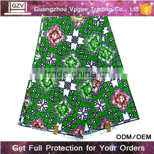 Online Wholesale High Quality Women 100% Cotton Phoenix Hitarget Real African Wax Fabric thumbnail-2
