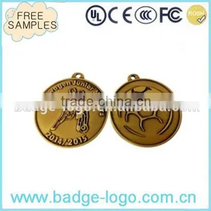 Factory Made Plating Antique Bronze Metal Defence Medal thumbnail-1