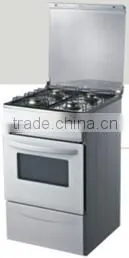 50*60cm 4 Burner Glass Cover and Stainless Steel Cooktop Free Stanading Gas Oven Zhongshan Factory OEM Service thumbnail-1