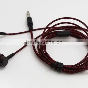 2016 Top Quality Purely Natural Wood Earphone, Stereo In-ear Earphone Headset thumbnail-2