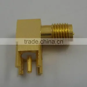 6.45mm Center High Right Angle SMA Connector Jack to Pcb Mounting thumbnail-1