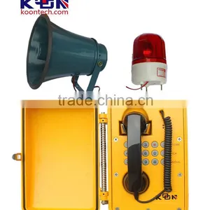 All Weather Protection Loudspeaker Telephone With Red Flash Light KNSP-08L thumbnail-1